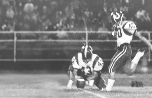 Cliff Mycoskie was the Arlington High School kicker.