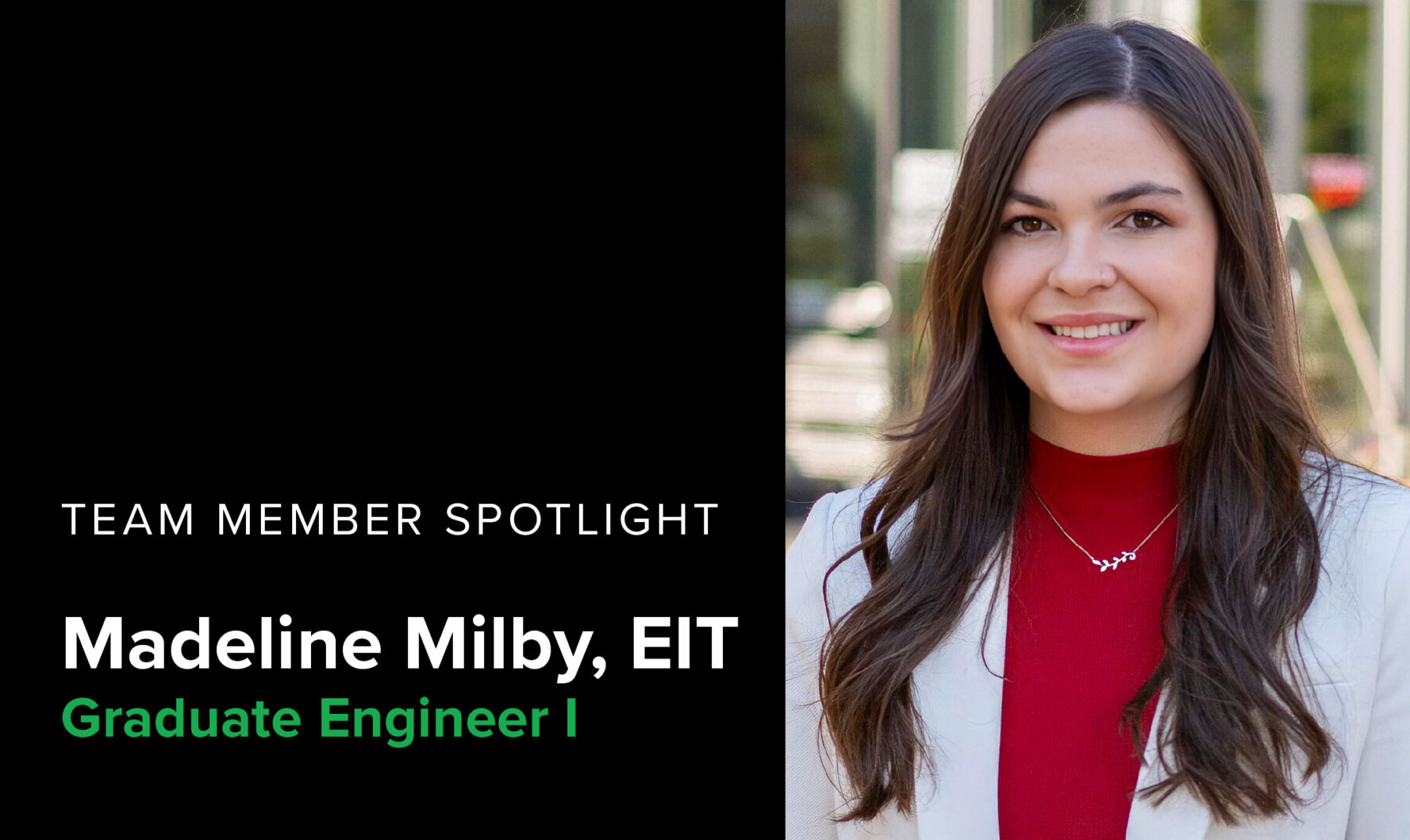 mma Team Member Spotlight: Madeline Milby, Graduate Engineer